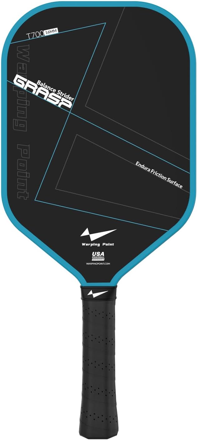 Grasp Balance Pickleball Paddle Navy 16mm T700 Carbon Fiber