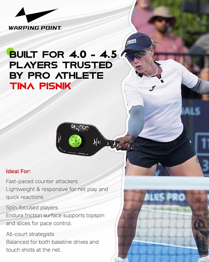 NightBlade 16mm Carbon Fiber Pickleball Paddle